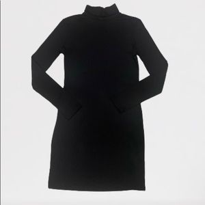 Turtle Neck Body Con Dress